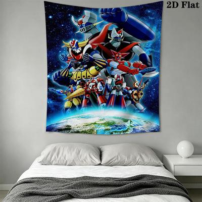 Mazinger Z Pattern Home Decor Tapestry, Wall Hanging, Decorative RV Wall Cloth.MGT0918296