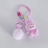 Plucked Mini Labubu Hairball Cute Grain Backpack Mobile Pendant Cute Keychain Gift