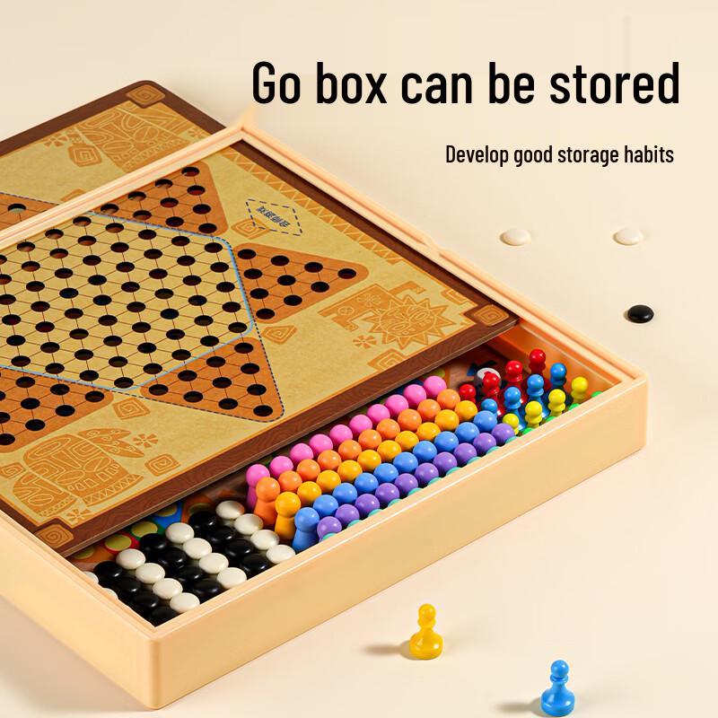 Deli YW217 5-in-1 Magnetic Board Game Set
