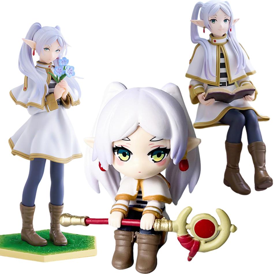 Anime Frieren Beyond Journey'S End Figure Anime Elf Frieren Pvc Statue Collectible Doll Ornament Toy Gift In Stock