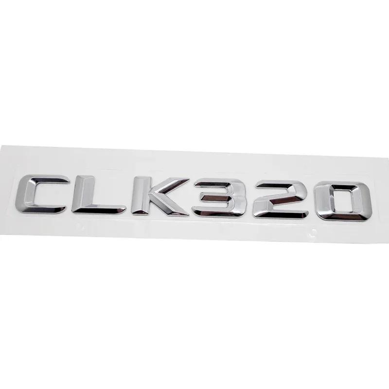 Car Rear Trunk Letters Emblem Tail Box Badge Sticker for Mercedes Benz CLK55 CLK63 CLK200 CLK230 CLK240 CLK280 CLK320 CLK Class