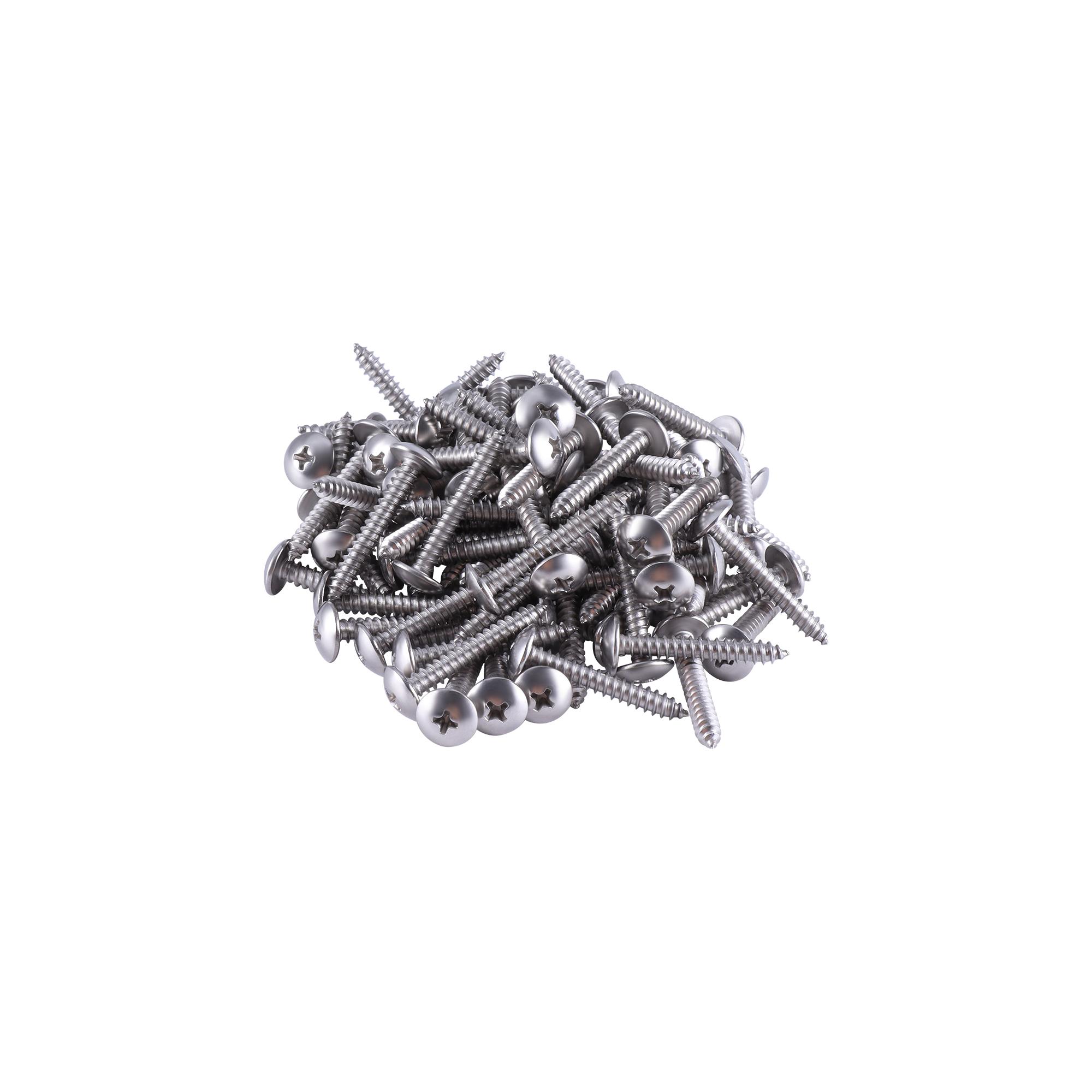 

100 /150pcs 304 stainless steel Cross Phillips Pan Round Head Self Tapping Wood Screws M6.6 M11.4