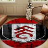 1PC Rug Fc Crest Design Round Mat Home Decor, Chair Rug For livingroom,Bedroom, Doormat Home Decor Birthday Gift Christmas Gifts