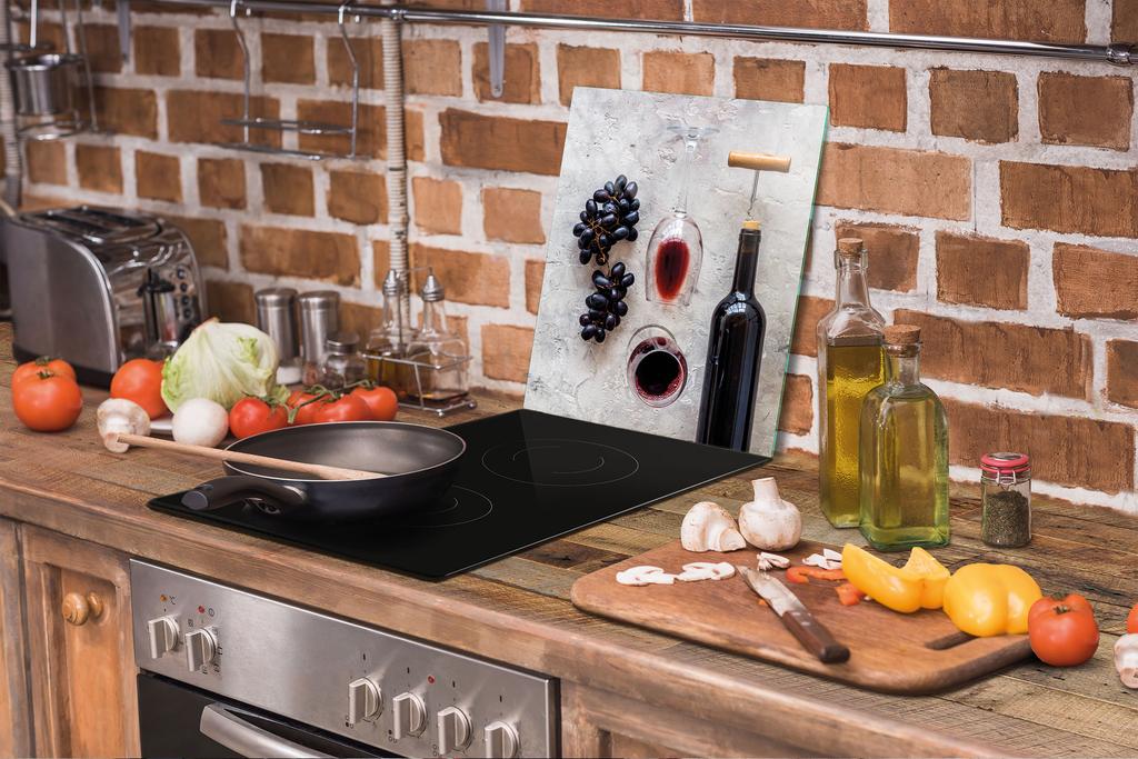 SZKLANA DESKA DO KROJENIA 45x52 WINO
