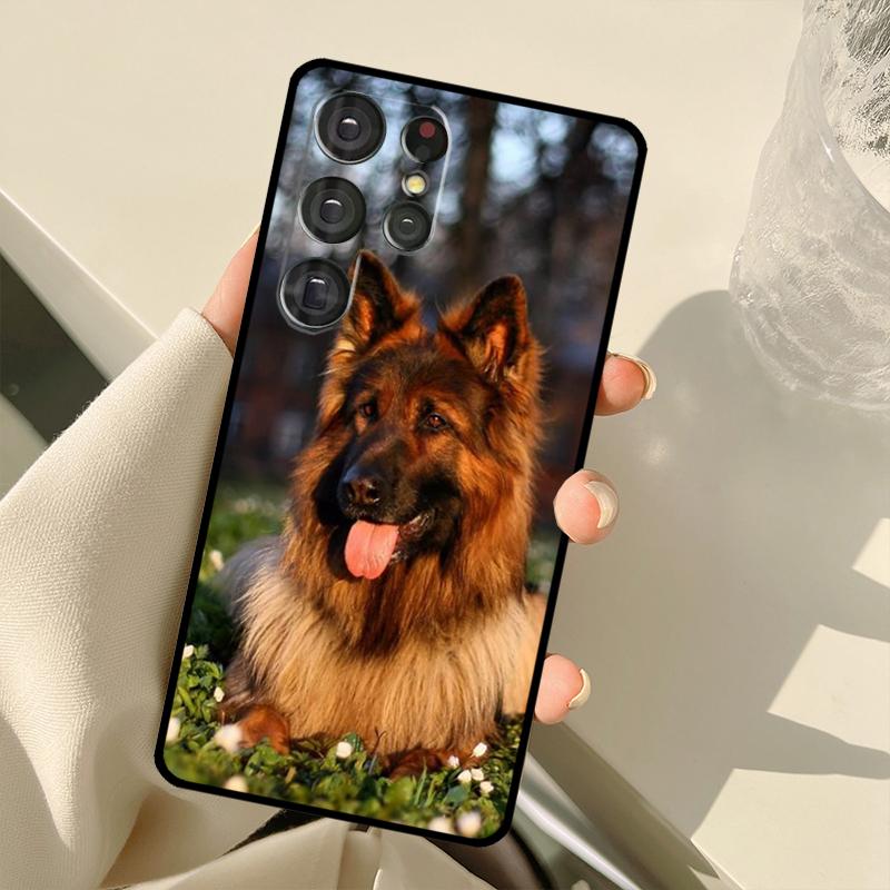 German Shepherd Dog Case For Samsung Galaxy S25 S24 S23 S22 S21 S20 Ultra S9 S10 Plus S21 FE S25 FE Back Cover