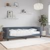 Vidaxl Sofa Z Materacem Do Spania, Ciemnoszara, 80X200 Cm, Aksamit