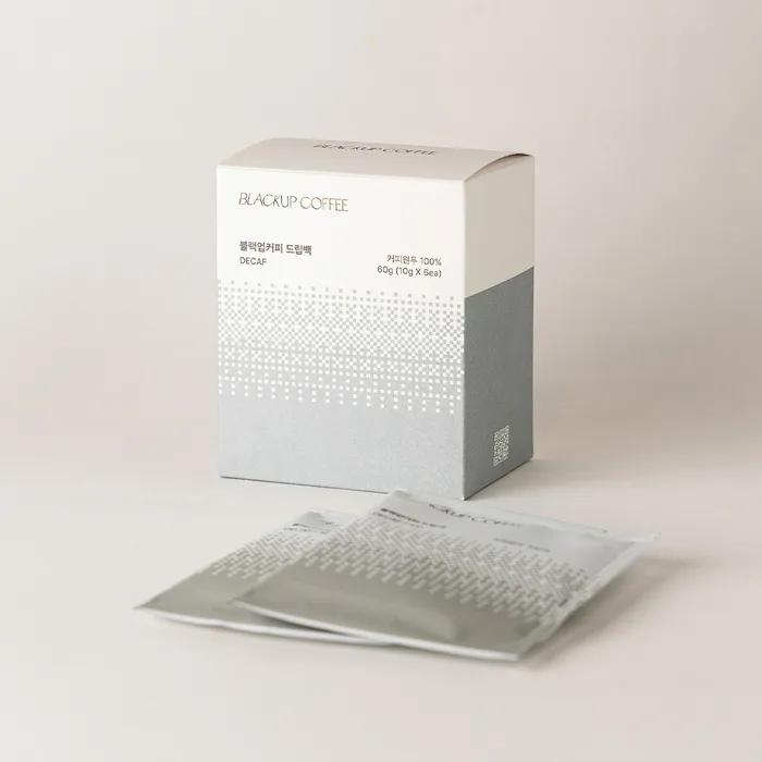 

Blackup Кофе Дрип-пакет 6 шт. #Декофеин