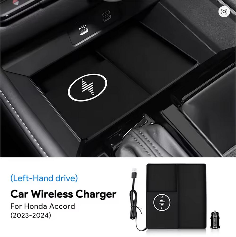 

Wireless Fast Charger Pad Mat for Honda Accord 2023‑2024 Car Interior