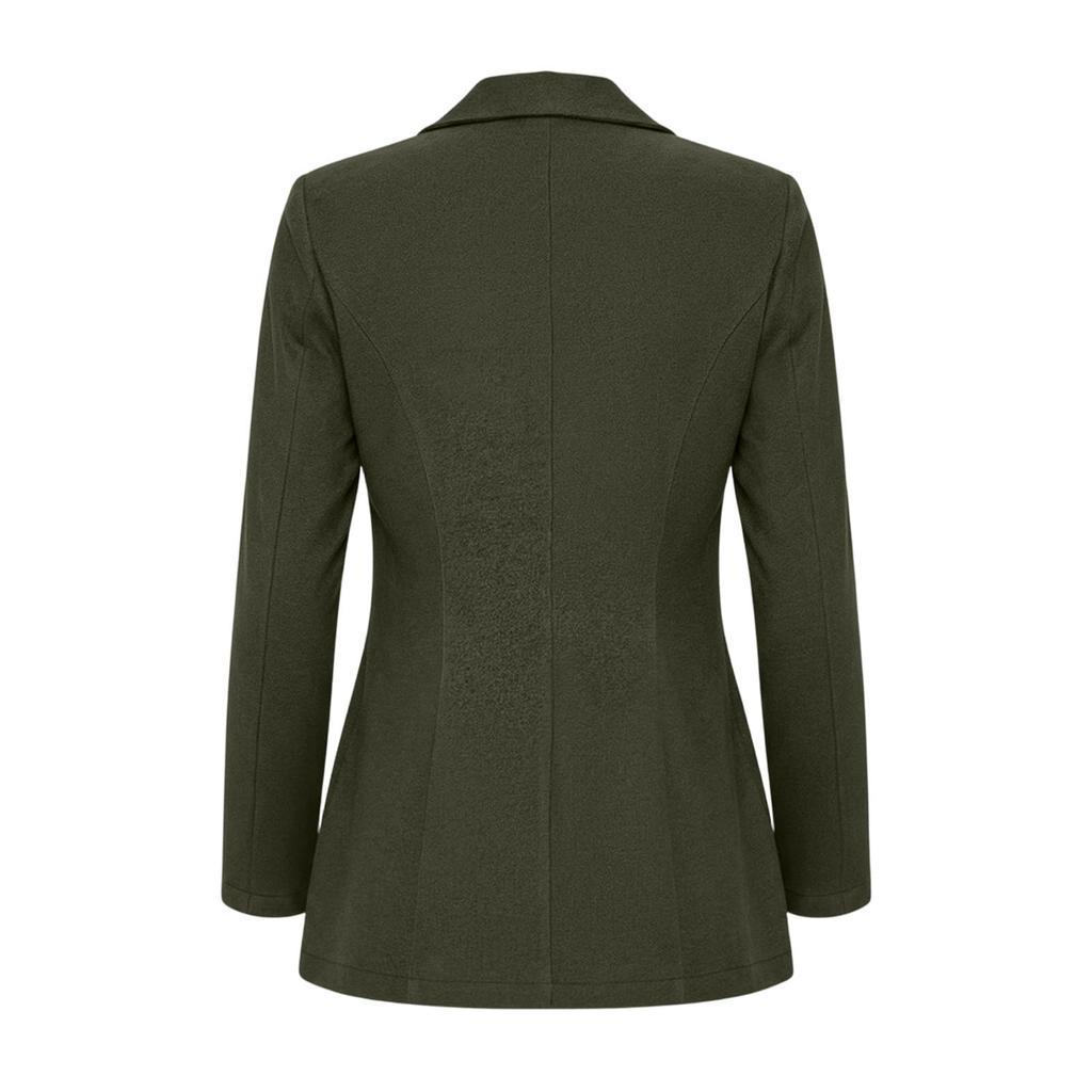 Women's Fashion Color Long Sleeve Versatile Casual Jacket for Work and Daily Wear
