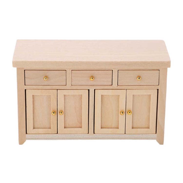 1/12 Miniature Dollhouses Storage Cabinet Model Furniture For Dollhouses Decoration And Creative Scene Display