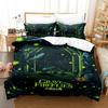 Novo The Light Of The Fireflies Forest Conjunto de cama de solteiro Twin Full Queen King Size Conjunto de cama Aldult Kid Bedroom Duvetcover Sets