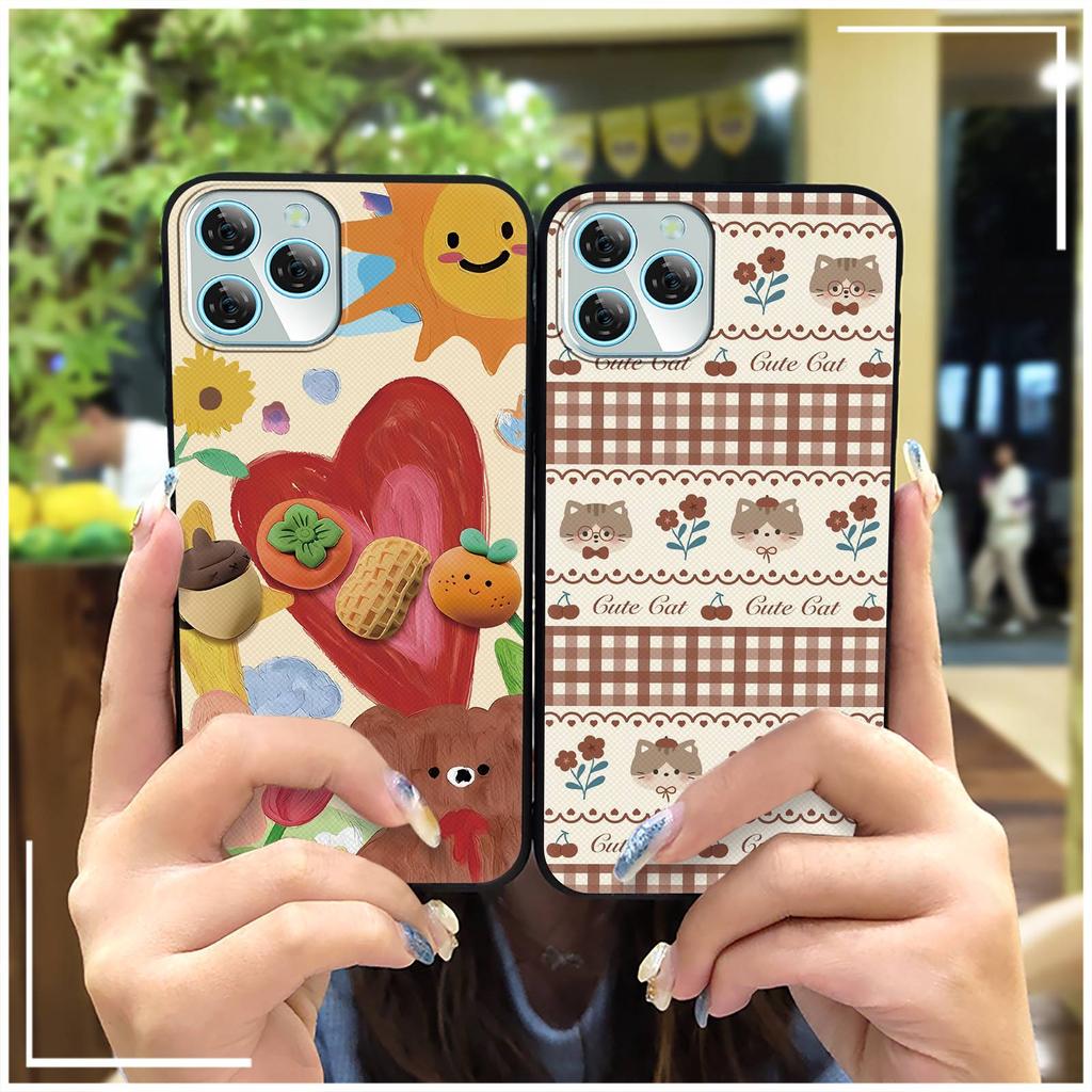 Soft case Protective Phone Case For Blackview A95 Dirt-resistant Silicone Cartoon TPU Back Cover Durable Anti-knock Cute