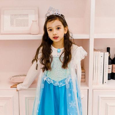 Hóistennő ruha receptje – Kék hercegnő ruha lányok születésnapjára és halloween-bulira