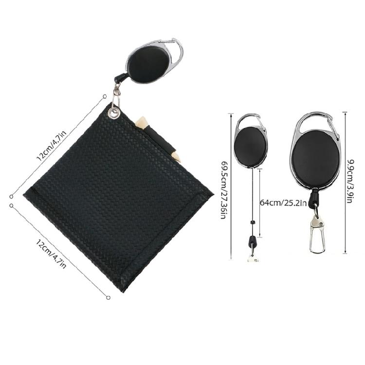 Golfs Clean Cloth Water-Absorption Wipe Cloth Golfs Club Head Wipe Cloth Cleaner