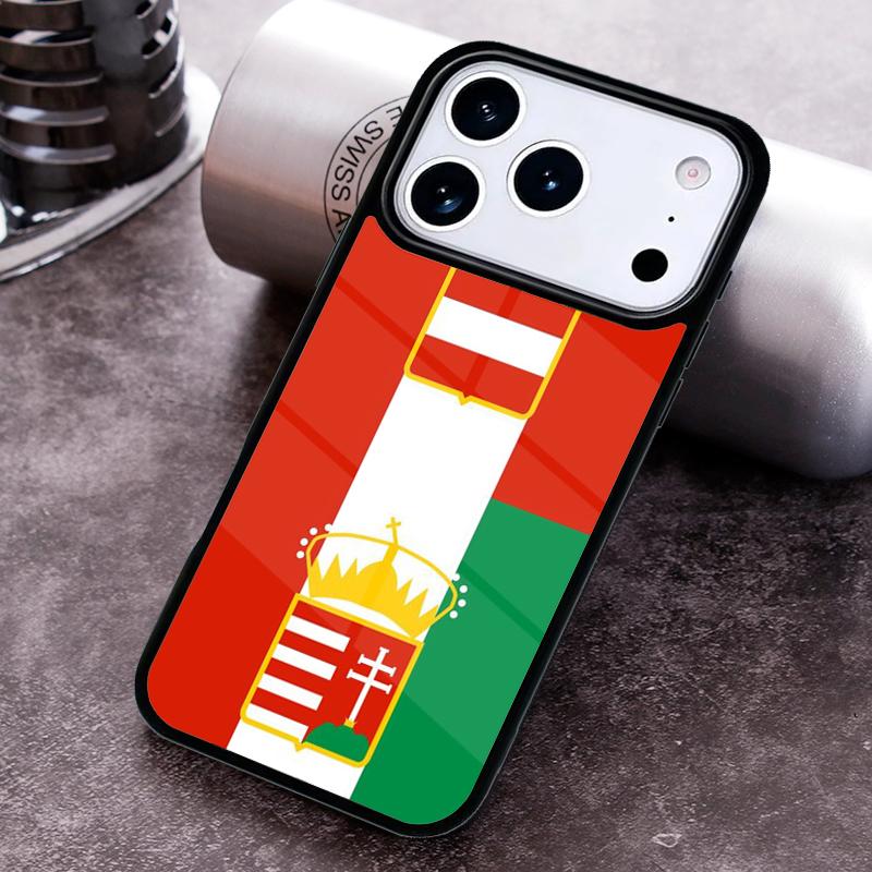 Hungary Flag Phone Case for iPhone 17 16 15 Pro Max Air 14 13 12 11 Plus Shockproof Cover