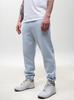 Men's Light Blue Sweatpants GOOD LUCK Print Logo M