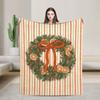 Super Soft Blankets Child Decorative New Year Plaid & Pattern Throw Blanket Flannel Bedspread Couch Bed Aesthetic Sofa Bed Cover