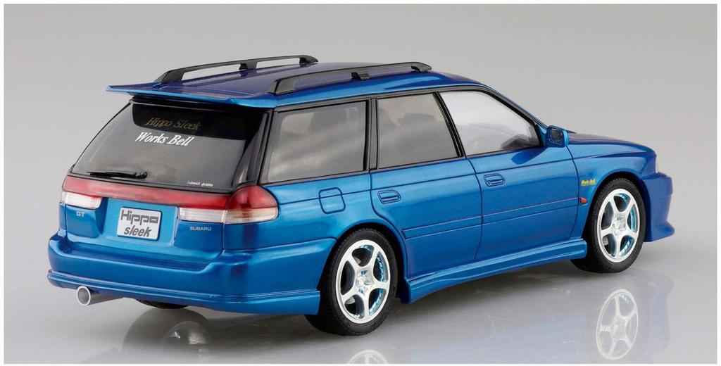 Aoshima Bunka Kyozai The Tuned Car Series No.64 Subaru Hippo Sleek BG5 Legacy Touring Wagon 1993 Plastic Model Kit 1/24 Scale