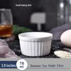 Changbaosen Pure White Ceramic Soufflé Ramekins