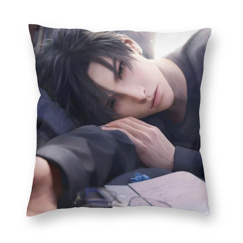 Love And Deepspace Zayne Pillowcase Double-sided Printing Polyester Cushion Cover Decor Throw Pillow Case Cover Home Zipper