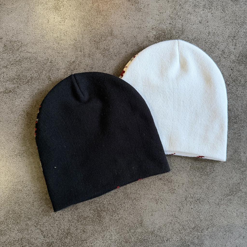 American Flag Knit Hat For Men Women Outdoor Warm Beanie With Colorblock Pattern