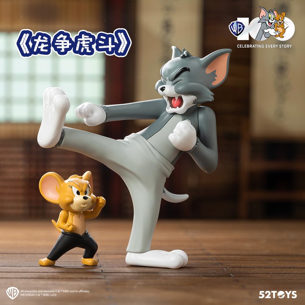 52TOYS BLINDBOX Tom and Jerry Warner 100th Anniversary Series 6-Piece Box
