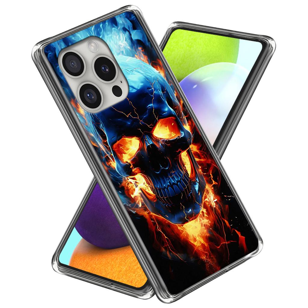 For iPhone 16 Pro Case Pattern Printed Shockproof TPU Phone Cover