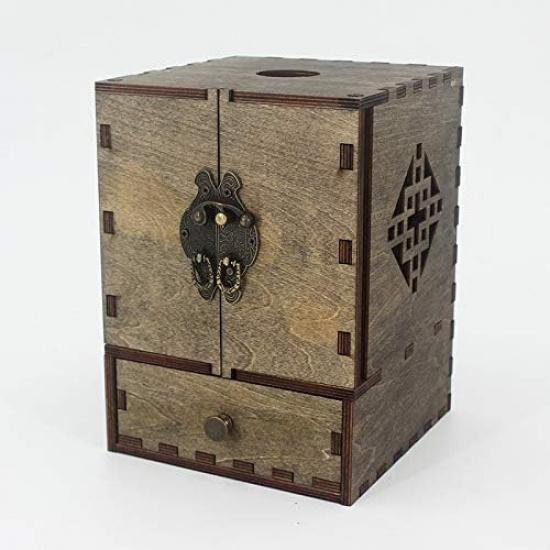 5pcs Antique Bronze Hasps Latch Lock Alloy Box Handles Jewelry Wooden Box Buckle Clasp Hook Padlock Small Shackle Hardware (Color : A)