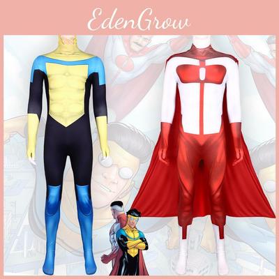 Traje de Cosplay Invincible Hero Unissex Body Confortável de Poliéster Elastano Para Todas as Idades
