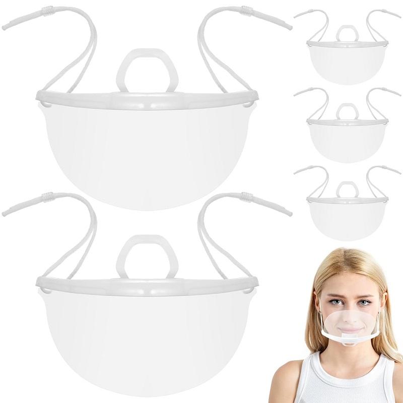 10/20 Stück Transparente Schutzmaske Wimpernverlängerung Maniküre Anti-Beschlag-Schild Mundschutz Staubdicht Schönheitsstudio Zubehör