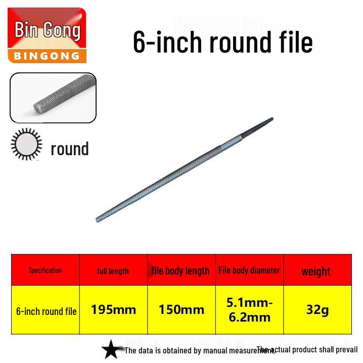 Hugong Multi-Specification Steel Files Set: Flat, Half-Round, Triangle, Rasp, Square, and Round Metal Grinding Tools.