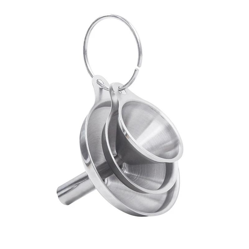 

Stainless Steel Kitchen Funnels Set Food Grade Metal Funnels For Filling Bottles Small Funnels For Essential Oil Spices