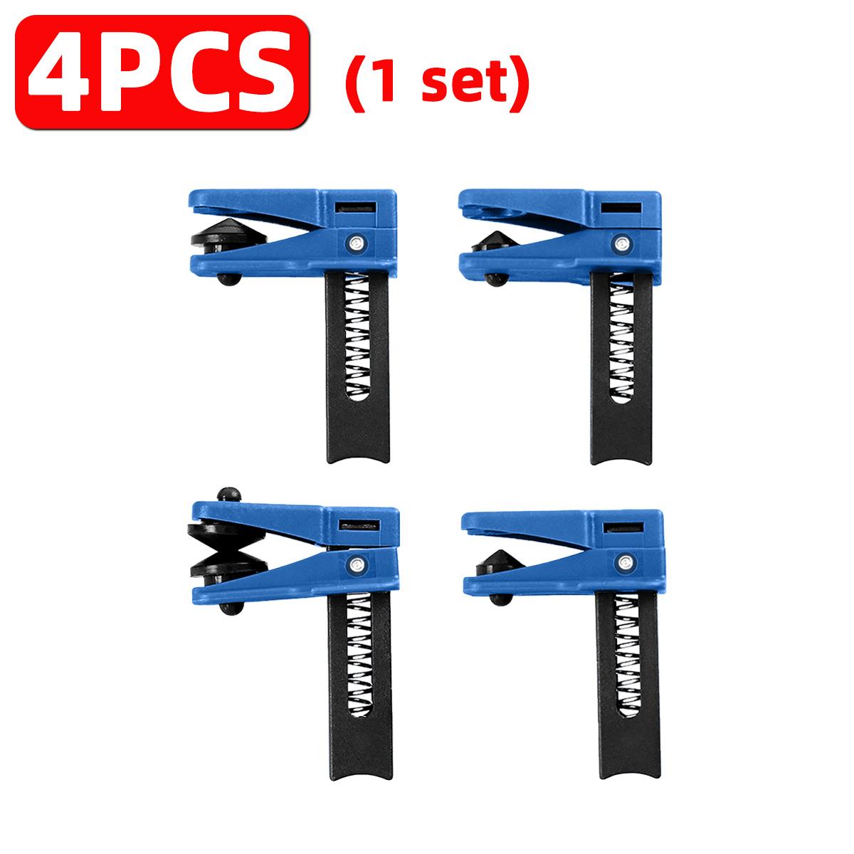 PINMOAP Car Brake Nozzle Clamp Brake Oil Pipe Plug Car Brake Oil Pipe Clamp Shut-Off Clamp To Prevent Oil Pipe Leakage Tool 4PCS (1 set)