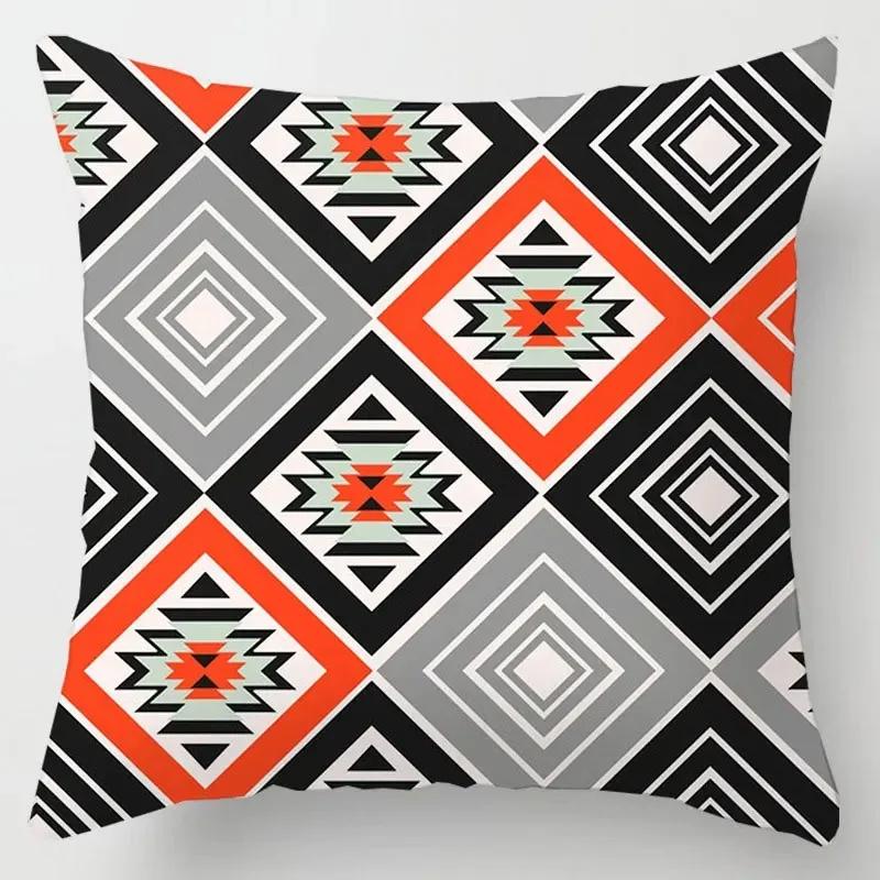 Mandala Abstract Geometric Aesthetic Cushion Cover Bohemian Ethnic Sofa Decoration Retro Floral Sofa Pillow Cover
