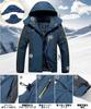 TACVASEN Ski Cold Weather Waterproof Winter Stain Cowboy Size 3XL Jacket, Protection, Warmth, Resistant, Multifunctional, Fleece-Lined, Thick, Blue,
