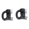 2 PCS Bakelite Metal  Pressure Pan Cooker Steamer  Sauce Pot Replacement Side Handle  Black Pot Single Hole Short  Side Handles