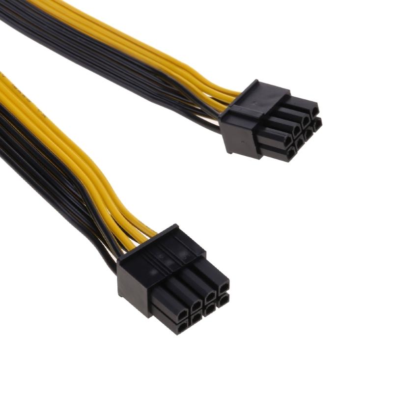 60cm 8 Pin to 8 Pin Adapter Power Cable 8 Pin to PCIe 8 Pin (6+2) Graphics Card PCIExpress Power Adapter GPU