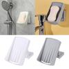 Soap Dish for Shower, Self Wall Mounted Soap Dish Holder with Drainage, Soap Holder for Bathroom and Kitchen