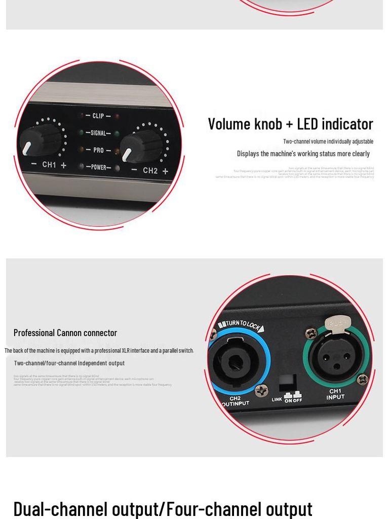 Professional HiFi Dual Channel DSP Power Amplifier for Home & Concerts