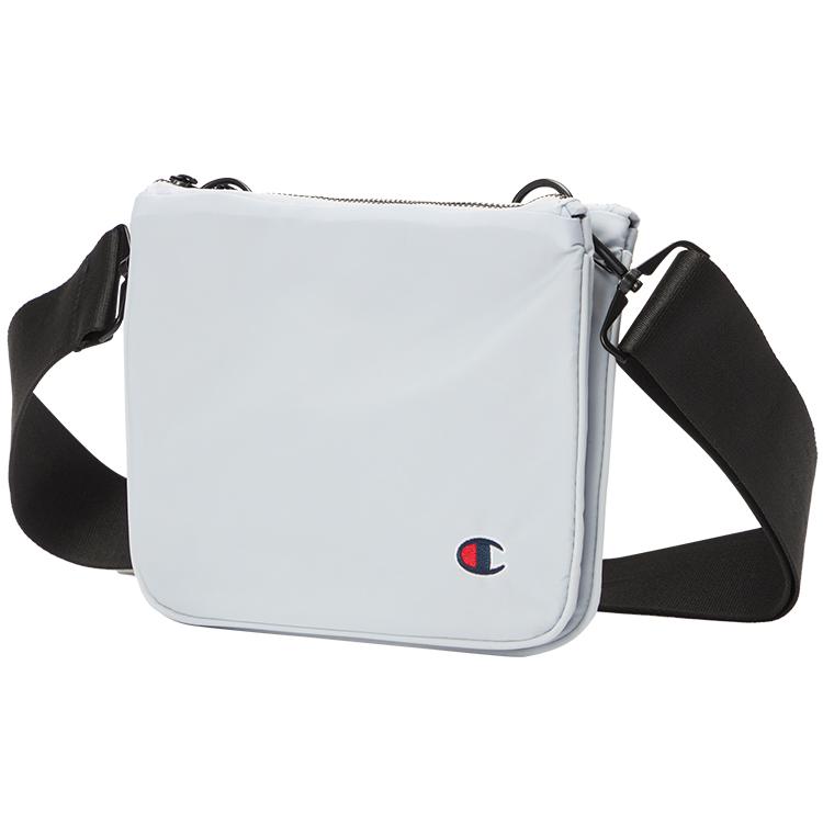 New Champion Fabric Letter Bag, Shoulder Bag, Crossbody Bag Regular Unisex Gray Blue/Black EW-VBG05