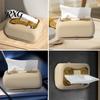 Platzsparende Taschentuchbox Saugbecher-Box, Wandmontierter Wasserdichter Silikonhalter, Moderner Robuster Spender Stil Einfarbiger Spender, für