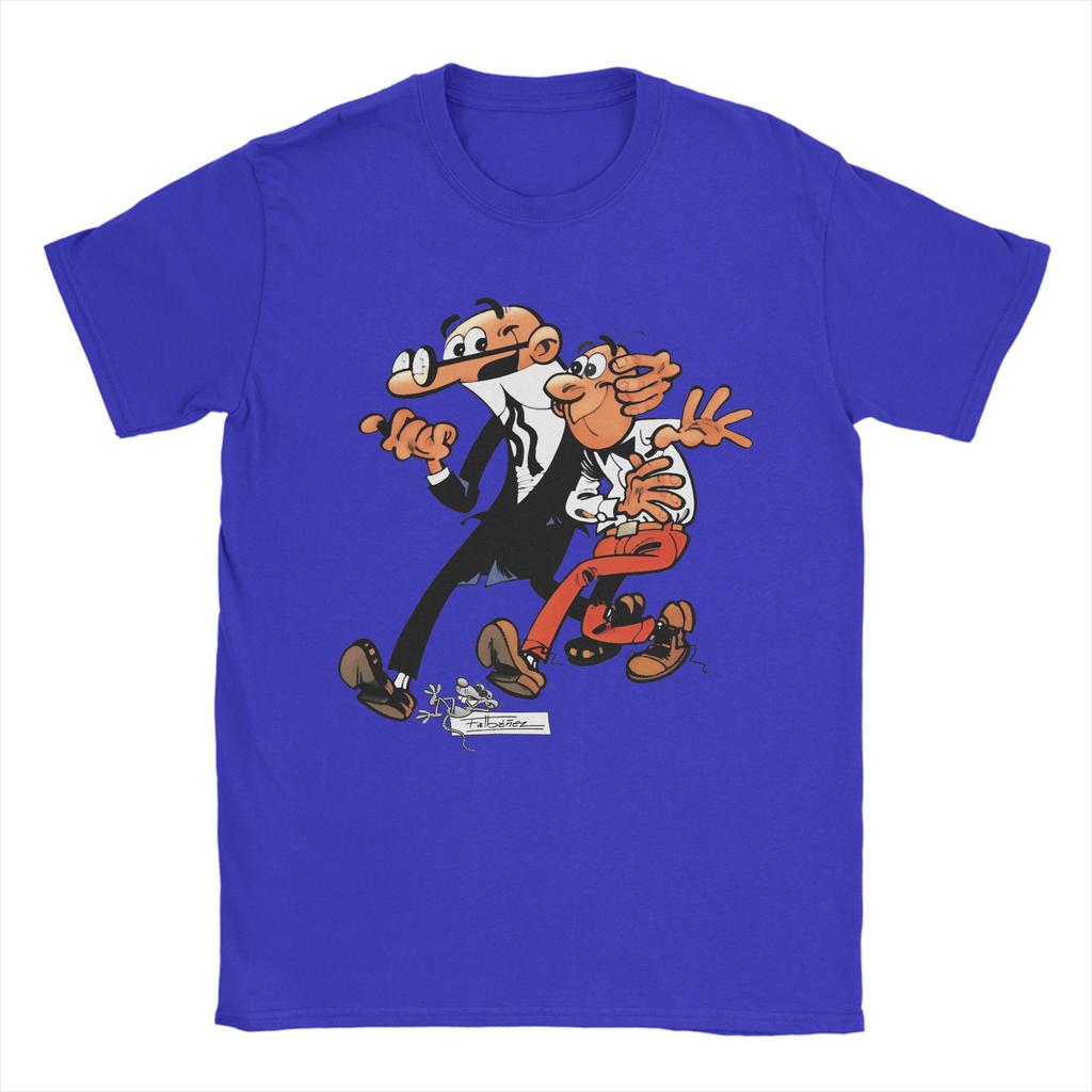 Mort & Phil Mortadelo y Filemón T Shirt Beach Popular T-Shirts Male Cotton Crewneck 4XL 5XL 6XL Tees Short Sleeves Funny Tops