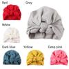 Toddler Head Wrap Winter  Elastic Knotted Rabbit Ear Baby Hat Cotton Headwear Caps
