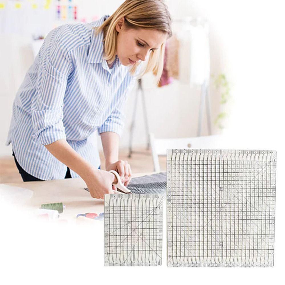

Дюймовый резак для ткани, трафарет, швейные принадлежности, швейная линейка 5-в-1, шаблон, линейка для резки пэчворка