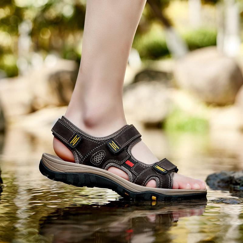 Herren-Sommer-Strandsandalen, Watschuhe, Herren-Sandalen, Größen 38–48
