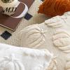 Fall Decor Pillow Case Pumpkin Pattern Pillowcase Solid Color Hide Zipper Soft Wool Pillowcases Velvet Halloween Cushion Cover Home Durable