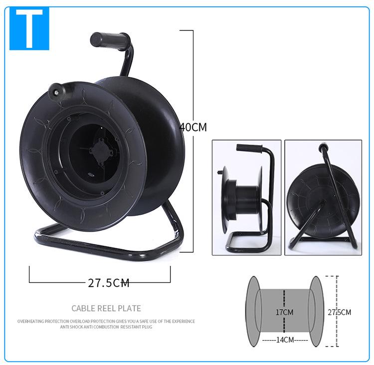 

Мобільна кабельна котушка та пристрій для намотування котушок з осьовим ретрактором дроту