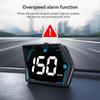Auto HUD Head Display Digitální rychloměr GPS Měřič rychlosti KMH MPH Displej USB pro příslušenství k náhradním dílům pro nákladní automobily a motocykly