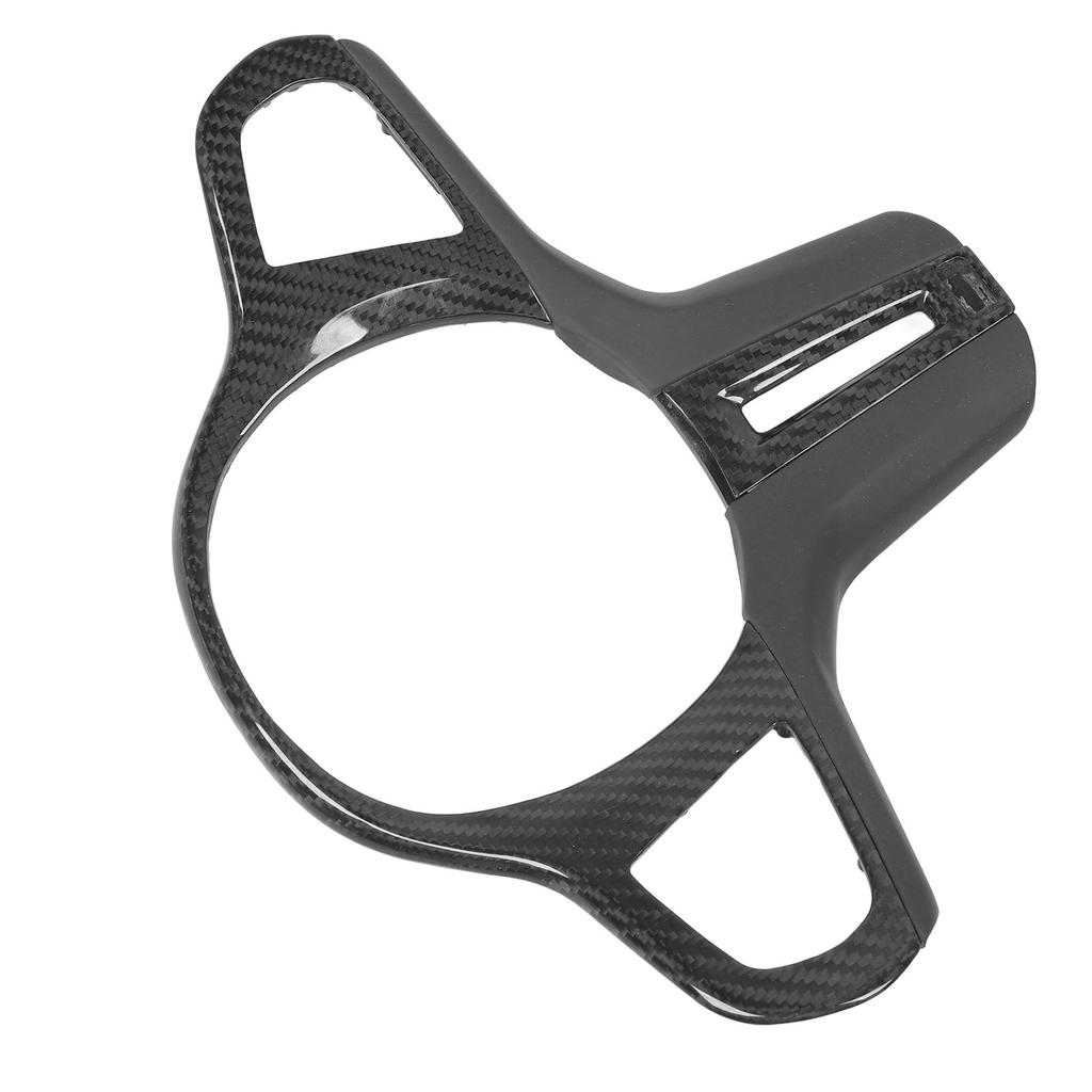 Car Steering Wheel Frame Cover Trim Sticker Decoration Carbon Fiber Nappa Leather for M2 M3 M4 G87 G80 G82 Without