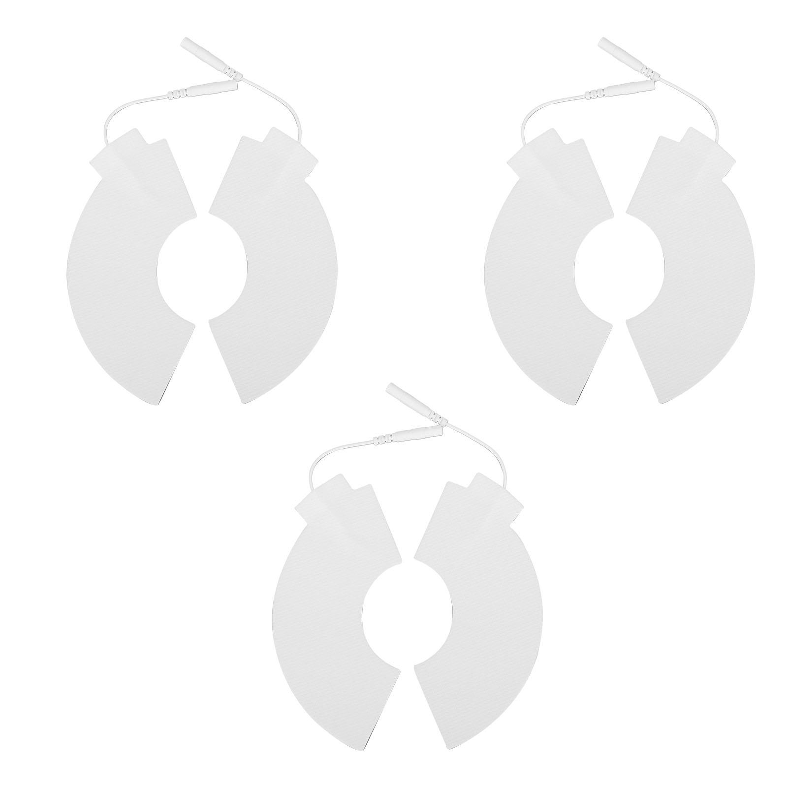 3pcs TENS Unit Electrode Pads Non Woven Fabrics Non Irritating Electrode Therapy Patches for Electrotherapy